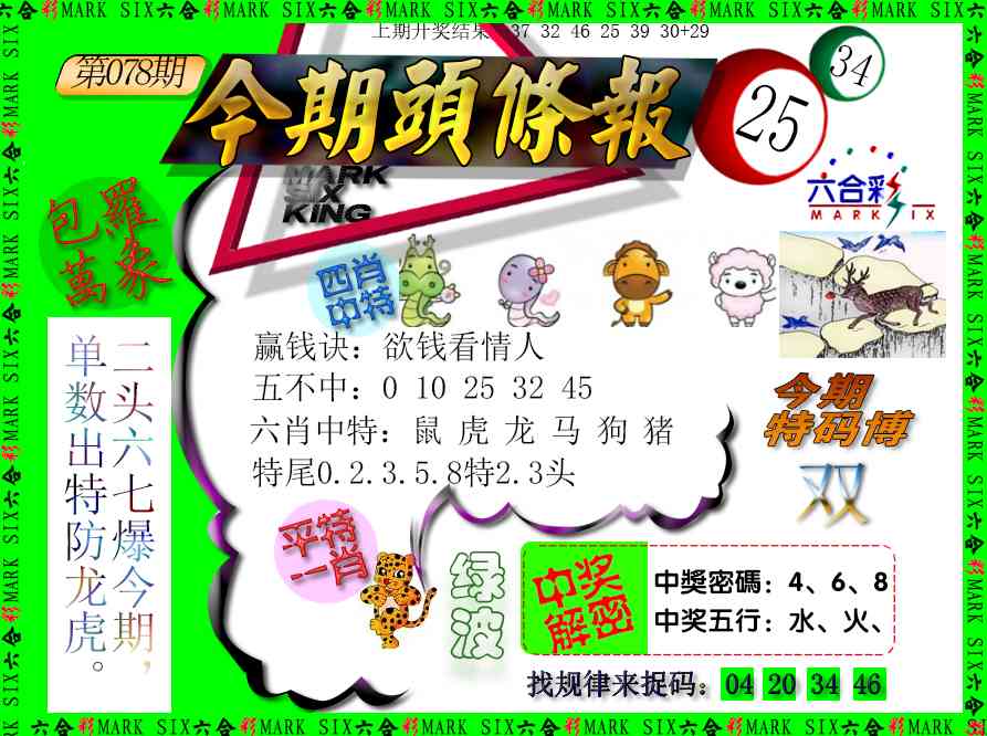 078期今期头条报[图]